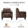 COLAMY : fauteuil d'appoint moderne enPolyuréthanede style Voir les images du produit 3