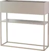 osoltus Pflanzkasten Raumteiler cube Warmgrey Grau Konsole Produktbild-Vorschau 1