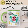 8. Geburtstag Geschenk Tasse Becher Jungs Mädchen Ufo Welt Produktbild-Vorschau 3