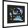 MuchoWow® Gerahmtes Poster Dinosaurier - Rakete - Kinder - Produktbild-Vorschau 1