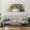 Bilder auf glas - Blumen Blumenstrauß Vase bunt - 120x50cm Produktbild-Vorschau 6