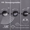 LED Außenwandleuchte mit Bewegungsmelder 310A1 BALVIA Produktbild-Vorschau 4