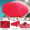 Parasol COSTWAY 300 cm avec éclairage LED, 8 baleines, Voir les images du produit 4