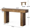 Tribesigns 160cm Schmaler Konsolentisch, Moderner Sofatisch Produktbild-Vorschau 7