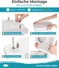 Calmwaters® Toilettendeckel mit Absenkautomatik, WC Sitz Produktbild-Vorschau 2
