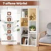 Regał COSTWAY z 7 półkami, regał stojący, regał dzielący Podgląd zdjęcia produktu 5