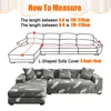 Topchances Sofabezug Elastische Stretch für L-Form Sofa Produktbild-Vorschau 6