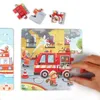 Magnetyczne Puzzle - Bajki - Książka 3 w 1 - Poziom 4 - Podgląd zdjęcia produktu 5