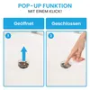 Bächlein Ablaufgarnitur Pop-Up - extra lange Ausführung - Produktbild-Vorschau 7