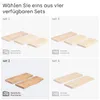 LAMO Manufaktur 2 Stück Wandregal aus Holz mit unsichtbarer Produktbild-Vorschau 2