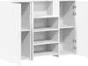 vidaXL Recepční stůl bílý 135x50x103,5 cm materiál na bázi Náhled obrázku produktu 6