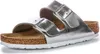 Birkenstock Damen Arizona Leder, Silber Metallic Silver, Produktbild-Vorschau 13