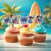 Cake topper Lilo e Stitch, 16 pezzi Anteprima dell’immagine prodotto 8