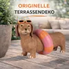 Formano Gartenfigur Dackel mit Schwimmring und Sonnenbrille Produktbild-Vorschau 5