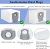 Comparison of dust bags for a Roborock Q Revo/P10 robot vacuum cleaner, highlighting features and compatibility. Produktbild-Vorschau