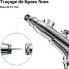 Pistola ad aerografo Wiltec X501, pennello ad aria Anteprima dell’immagine prodotto 6