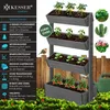 KESSER® Hochbeet mit Etagen Premium Blumenkasten Produktbild-Vorschau 2