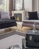 Sofa 4 Sitzer Sofas Schwarz Stoff Wohnzimmer Luxus Modern Produktbild-Vorschau 3