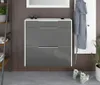 Schuhschrank Oliva 2 hängend Basic weiß graphit Produktbild-Vorschau 1