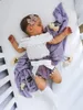 Bambus Babydecke lavendel, antibakteriell, hypoallergen, Produktbild-Vorschau 4