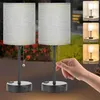 2x stmívatelná noční lampička Led Grey, moderní malá stolní Náhled obrázku produktu 9