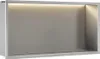 Étagère Encastrée De Salle De Bain REA 30x60 Brush Steel Voir les images du produit 1