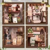 Casa in miniatura fai-da-te Sunny Cafe con LED Anteprima dell’immagine prodotto 3