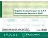 Exacompta Piqûre 24x32cm Registre de sécurité pour Voir les images du produit 6