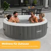 AREBOS Whirlpool aufblasbar | Ø208cm | 6 Personen | 130 Produktbild-Vorschau 4