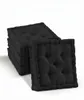Beautissu 4er Set Bodenkissen Sitzkissen Mila, 50x50cm, Produktbild-Vorschau 1