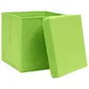 vidaXL Boîtes de rangement avec couvercles 10 pcs. 28x28x28 Voir les images du produit 2
