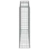 Gabionen mit Hochbogen 9 Stk. 300x50x180/200cm Verzinktes Produktbild-Vorschau 5