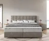 DELIFE Boxspringbett Dream-Fine Mikrofaser Beige 200x200 cm Produktbild-Vorschau 2