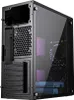 The back and side view of an open computer case with internal components visible. Produktbild-Vorschau