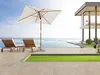 Sekey 200x150 cm Rechteck Holz Sonnenschirm UV50+ Creme Produktbild-Vorschau 4