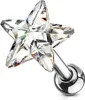 Tragus Ohr Piercing Stecker Helix Cartilage Barbell Stern Produktbild-Vorschau 1