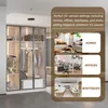 Kleiderschrank - 110x50x160 cm weiß - 3 Glastüren & Produktbild-Vorschau 6