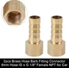 Raccord Cannelé 8mm ID x G1/8" NPT Femelle en Laiton Voir les images du produit 1