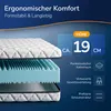 Aqua Deluxe - 7 Zonen Matratze - 80 x 180 cm | Höhe 19 cm | Produktbild-Vorschau 6