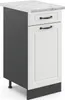 Küchenunterschrank Vicco R-Line Weiß Landhaus 40 cm , AP Produktbild-Vorschau 1