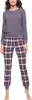 Merry Style Damen Schlafanzug Zweiteiler Pyjama lang bunt Produktbild-Vorschau 1