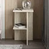 CALICOSY - Table de chevet carrée avec étagère H60 cm - Voir les images du produit 3