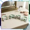 Fasce per capelli verde menta per bambine, con fiocco, Anteprima dell’immagine prodotto 6