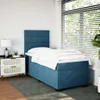 The Living Store Boxspringbett mit Matratze Blau 90x190 cm Produktbild-Vorschau 4