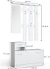 Garderobe Vicco Billy Weiß 25 x 191 cm, Model 33201 Produktbild-Vorschau 3