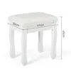 Meerveil Tabouret 2 pièces, tabouret de coiffeuse x 2, Voir les images du produit 4