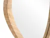 Spiegel Barani oval 50cm kleiner Wandspiegel Holzrahmen Produktbild-Vorschau 3
