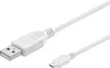 Cavo USB 2.0 Hi-Speed spina A spina Micro B bianco - Anteprima dell’immagine prodotto 1
