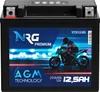 NRG AGM Motorradbatterie YTX12-BS 12,5Ah 12V Produktbild-Vorschau 1