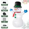 Aufblasbarer Schneemann,120cm Aufblasbares Weihnachten Produktbild-Vorschau 4